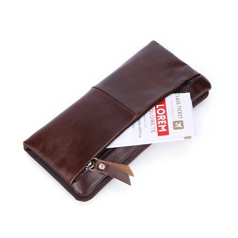 Retro Business Man Genuine Leather Wallet Men Wallets Card Holder Long Clutch Bags Money Pocket Coin Purse Carteira Masculina
Retro Business Man Genuine Leather Wallet Men Wallets Card Holder Long Clutch Bags Money Pocket Coin Purse Carteira Masculina