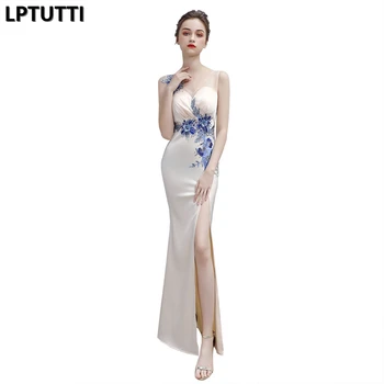 LPTUTTI Crystal Embroidery Lace New For Women Elegant Date Ceremony Party Prom Gown Formal Gala Luxury Long Evening Dress
LPTUTTI Crystal Embroidery Lace New For Women Elegant Date Ceremony Party Prom Gown Formal Gala Luxury Long Evening Dress