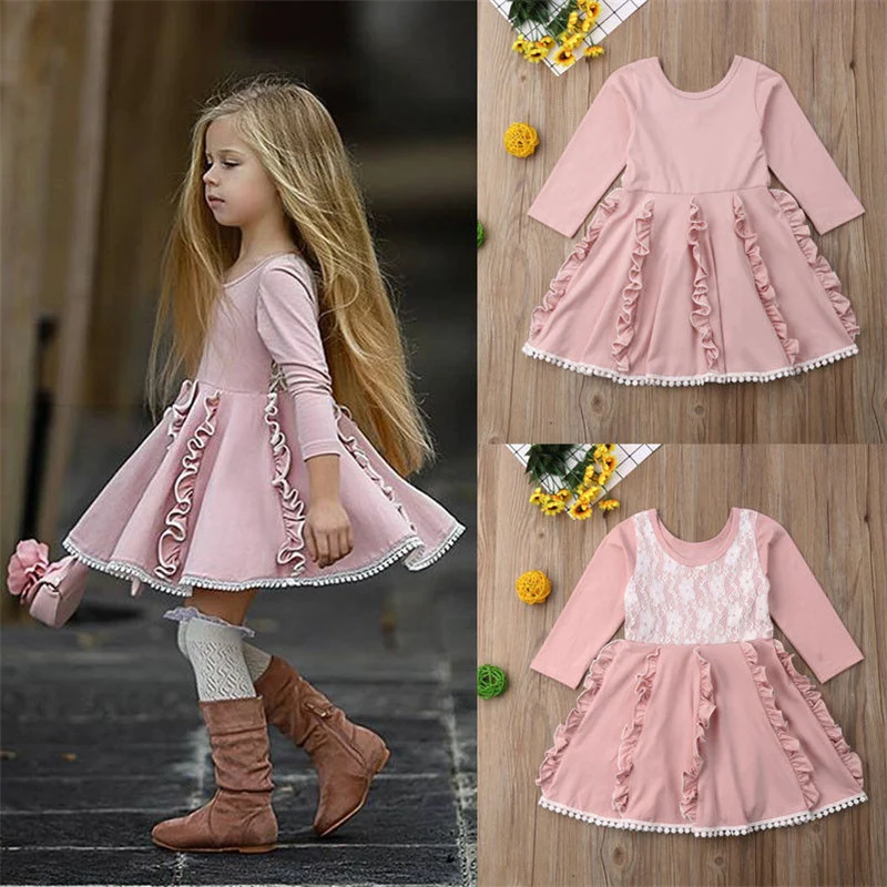 PUDCOCO Fashion Sweet Toddler Kids Baby Girls Pink Long Sleeve Dress Princess Party Lace Tutu Dresses 2-7T
PUDCOCO Fashion Sweet Toddler Kids Baby Girls Pink Long Sleeve Dress Princess Party Lace Tutu Dresses 2-7T