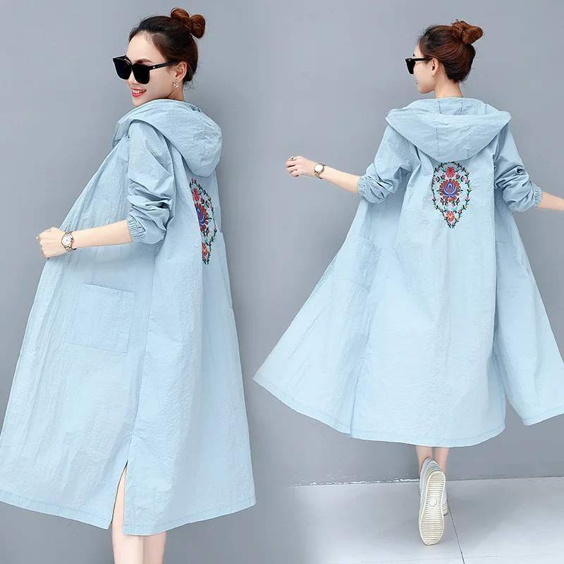 #3510 Vintage Jacket With Hooded For Women Floral Embroidery Long Windbreaker Sunscreen Kimono Jacket Women Long Loose Plus Size
#3510 Vintage Jacket With Hooded For Women Floral Embroidery Long Windbreaker Sunscreen Kimono Jacket Women Long Loose Plus Size