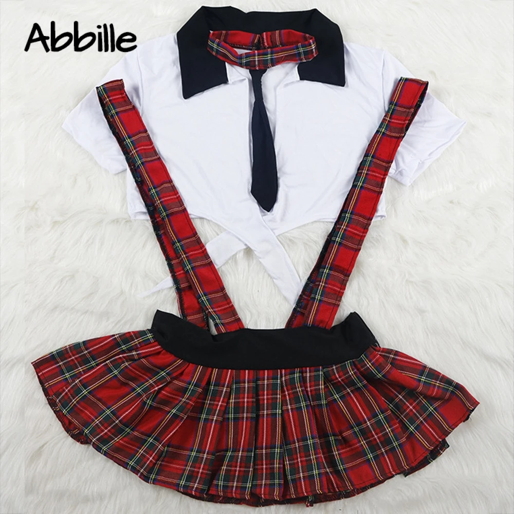 Sexy Lingerie Set Women Erotic Plus Size Lace Up Student Cosplay Costume Role Play School Girl Red Plaid Uniform Skirt Underwear
Sexy Lingerie Set Women Erotic Plus Size Lace Up Student Cosplay Costume Role Play School Girl Red Plaid Uniform Skirt Underwear