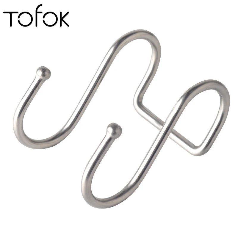 Tofok Stainless Steel Double S Shape Storage Hooks Door Clothes Bag Hanger Cupboard Organizer Home Kitchen Bathroom Accessories
Tofok Stainless Steel Double S Shape Storage Hooks Door Clothes Bag Hanger Cupboard Organizer Home Kitchen Bathroom Accessories
