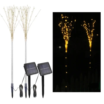Newest 2 PCS solar garden light Solar Fireworks Tree Lights With Light Sensor 100-LEDs DIY Shape Garden Lawn Light Pathway Lamp
Newest 2 PCS solar garden light Solar Fireworks Tree Lights With Light Sensor 100-LEDs DIY Shape Garden Lawn Light Pathway Lamp
