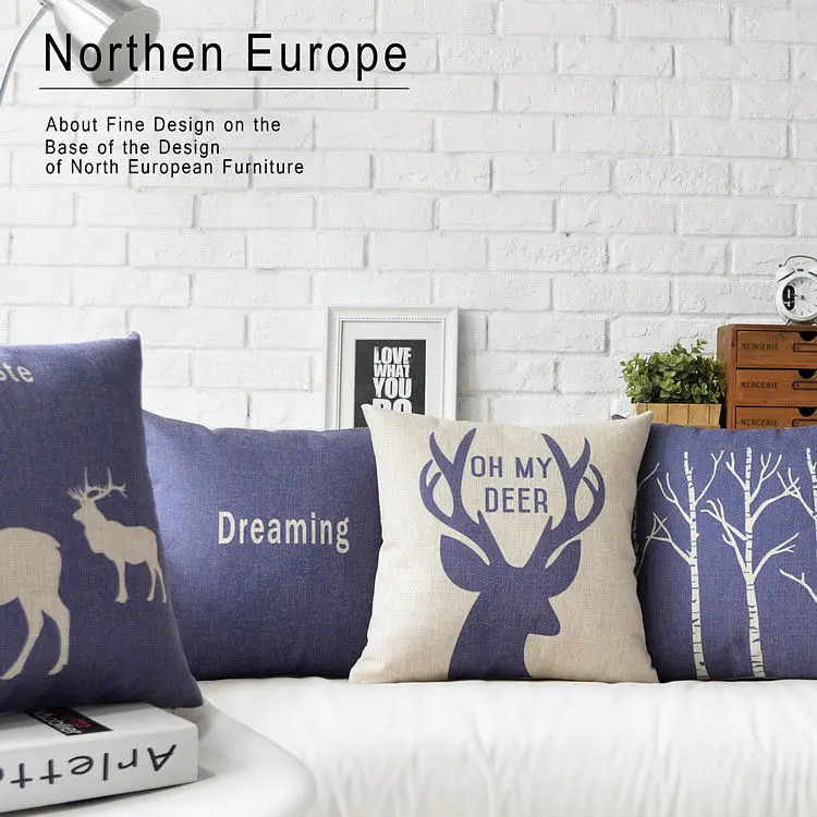 Letter Linen Pillow Case Cushion Case Hglegywnordic Reindeer Elk Animal Soft Room Gifts Single Sides Printing 18"
Letter Linen Pillow Case Cushion Case Hglegywnordic Reindeer Elk Animal Soft Room Gifts Single Sides Printing 18"