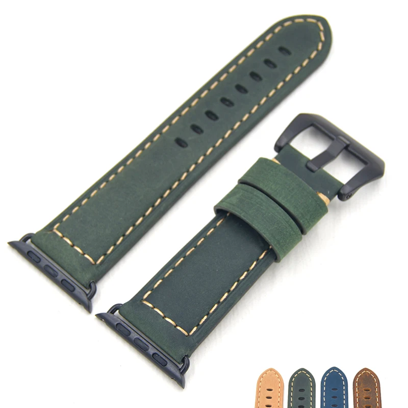 38/42mm Genuine Leather Watch Band for Apple Watch Series 1 2 3 Straps Belt for iwatch Handmade Leather Band man Vintage series
38/42mm Genuine Leather Watch Band for Apple Watch Series 1 2 3 Straps Belt for iwatch Handmade Leather Band man Vintage series