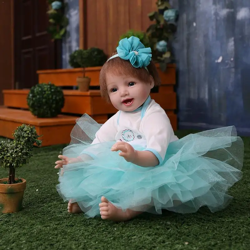 New Arrival Simulation Reborn Lifelike Doll Toy Hot Sale Soft Silicone Baby Girl Doll Wearing Cotton Dress For Children's Gift
New Arrival Simulation Reborn Lifelike Doll Toy Hot Sale Soft Silicone Baby Girl Doll Wearing Cotton Dress For Children's Gift