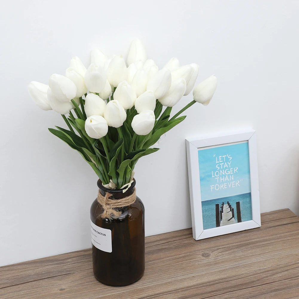 30Pcs Real-touch Artificial Tulip Flower Fake Flower Gift for Home Room Wedding Festive Party Decor Decorations
30Pcs Real-touch Artificial Tulip Flower Fake Flower Gift for Home Room Wedding Festive Party Decor Decorations