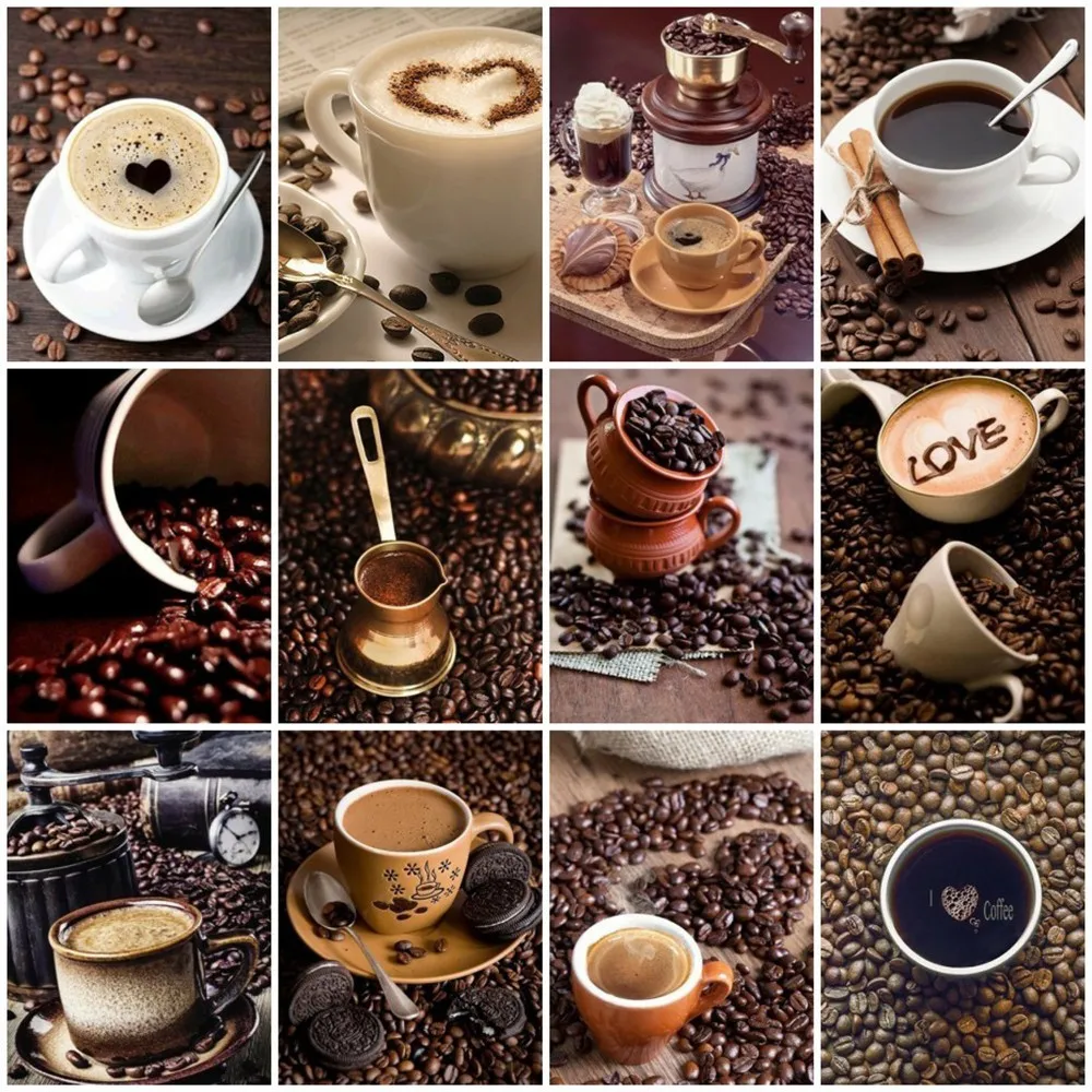 Huacan 5D Diamond Painting Full Square Drill Coffee Cups Diamond Embroidery Rhinestone Mosaic Cartoon Cross Stitch Beadwork Art
Huacan 5D Diamond Painting Full Square Drill Coffee Cups Diamond Embroidery Rhinestone Mosaic Cartoon Cross Stitch Beadwork Art