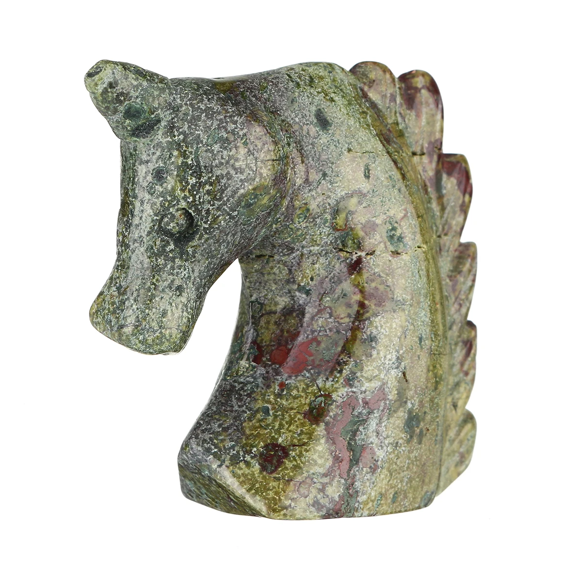 2Inch Natural Blood Stone Hand Carved Unicorns Quartz Ornament Reiki Healing Crystal Single Angle Horse Head Figurine Home Decor
2Inch Natural Blood Stone Hand Carved Unicorns Quartz Ornament Reiki Healing Crystal Single Angle Horse Head Figurine Home Decor