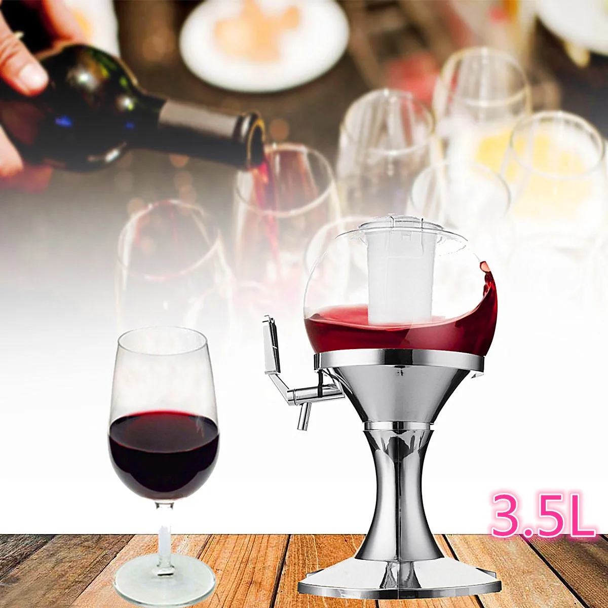 3.5L beverage machine beer container bar Ice Core Beer Tower Tool Drink Liquor Container Pourer Bar Machine Beer Tower
3.5L beverage machine beer container bar Ice Core Beer Tower Tool Drink Liquor Container Pourer Bar Machine Beer Tower