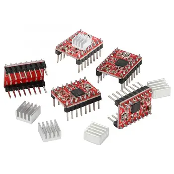 3d printer board 5PCS 3D Printer Accessories Kit A4988 Stepper Motor Drive Module High Quality
3d printer board 5PCS 3D Printer Accessories Kit A4988 Stepper Motor Drive Module High Quality