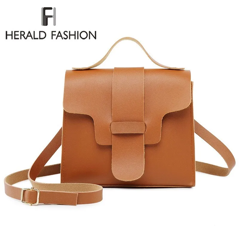 Herald Fashion Women Handbags Quality Soft Leather Female Shoulder Bag Small Casual Flap Bag Ladies' Messenger Crossbody Bag Sac
Herald Fashion Women Handbags Quality Soft Leather Female Shoulder Bag Small Casual Flap Bag Ladies' Messenger Crossbody Bag Sac