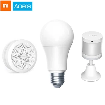 Aqara Smart home set work with xiaomi mi home app Light Set Gateway Hub led Bulb Human Body Sensor for smart home
Aqara Smart home set work with xiaomi mi home app Light Set Gateway Hub led Bulb Human Body Sensor for smart home
