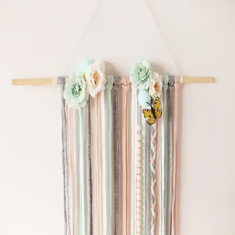 Nordicos Estilo Bohemio Arco Iris Arte Macrame Borlas De Madera De Decoracion De Hogar Para Colgar En La Pared Vivero Diseno Foto Prop Decoracion Chambre Enfant Aliexpress