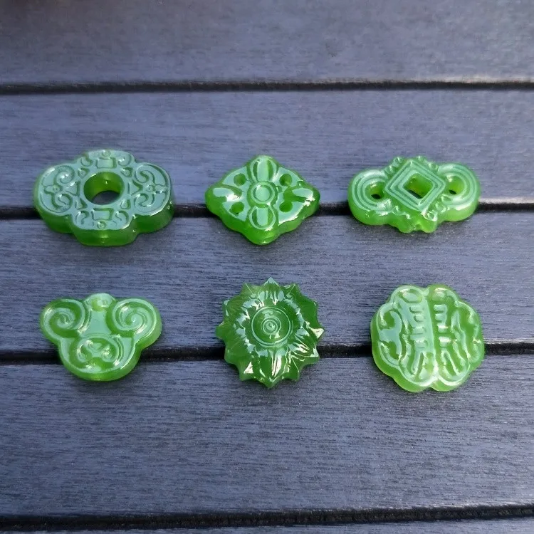 one pieces loose beads HETIAN GREEN JASPER CARVED UNIQUE SHAPE for DIY jewelry making FPPJ wholesale
one pieces loose beads HETIAN GREEN JASPER CARVED UNIQUE SHAPE for DIY jewelry making FPPJ wholesale