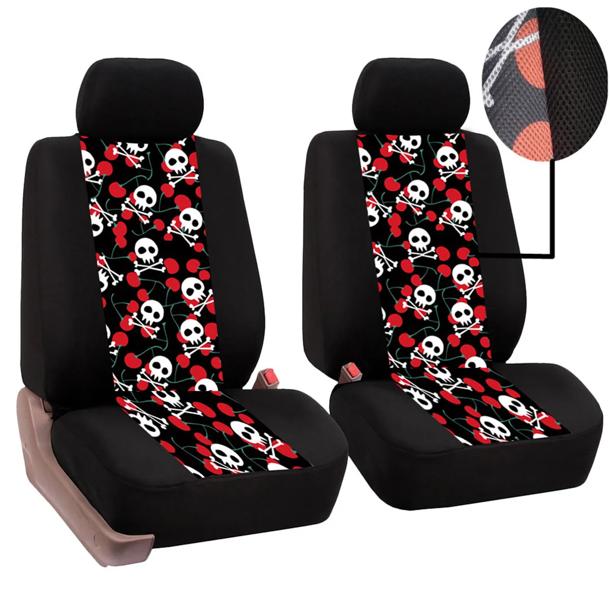 New Universal Car Auto Seat Covers Front Back Seat Protectors Full Set Cover Skull Pattern For Cars Trucks For Vans For SUV
New Universal Car Auto Seat Covers Front Back Seat Protectors Full Set Cover Skull Pattern For Cars Trucks For Vans For SUV