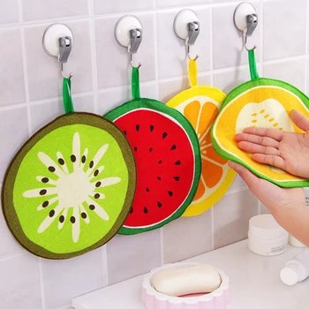 Hand Towel Cartoon Hand Towel Children's Handkerchief Hanging Type Kitchen Cute Home Fruit Shaped Strong Water Absorption 1PC
Hand Towel Cartoon Hand Towel Children's Handkerchief Hanging Type Kitchen Cute Home Fruit Shaped Strong Water Absorption 1PC