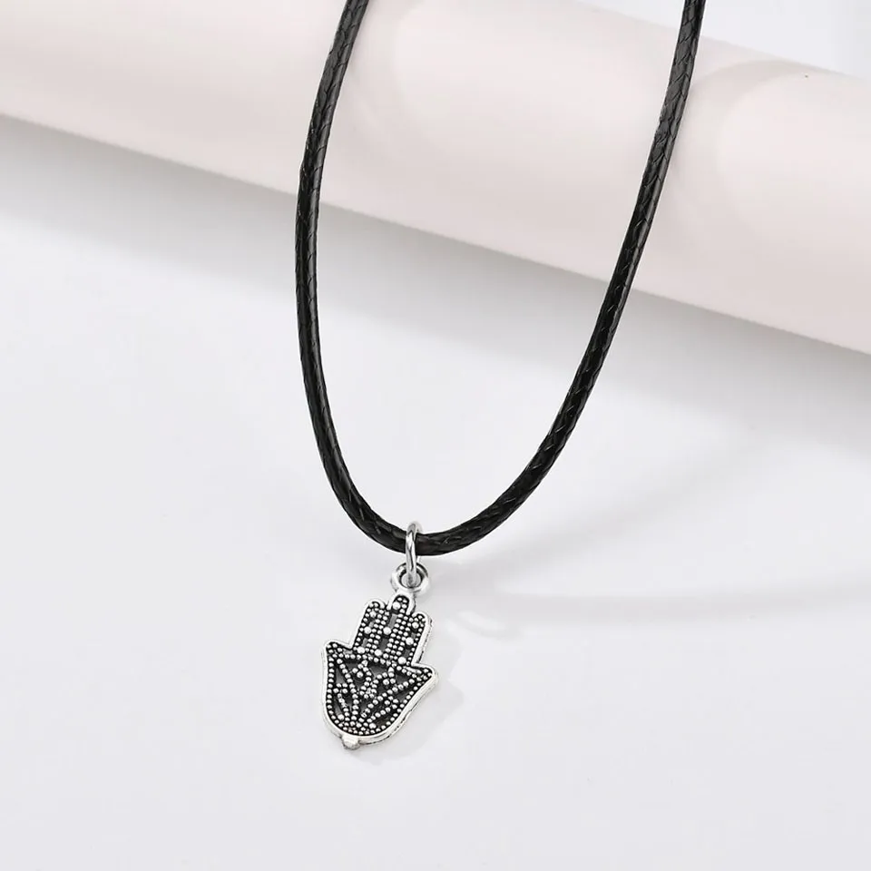 Black Unique Hand Rope Chain Women Necklace Favourable Club Decorate Necklace Fashion Popular Women Necklace Jewelry
Black Unique Hand Rope Chain Women Necklace Favourable Club Decorate Necklace Fashion Popular Women Necklace Jewelry