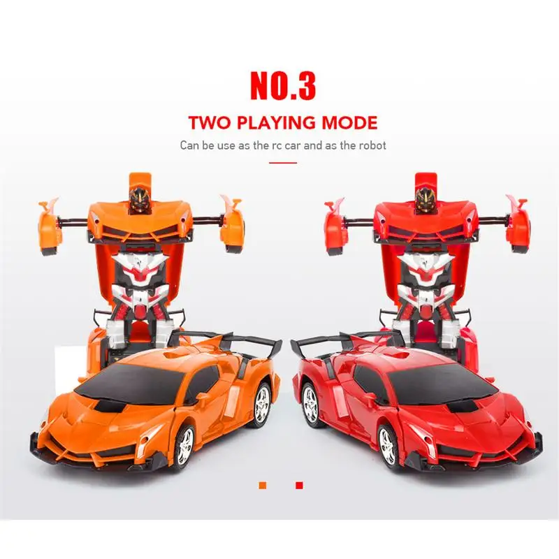 Rc Transformer 2 In 1 Sports Car Transformation Robots Models Remote Control Deformation Car Toy Kids Children's Birthday Gift
Rc Transformer 2 In 1 Sports Car Transformation Robots Models Remote Control Deformation Car Toy Kids Children's Birthday Gift