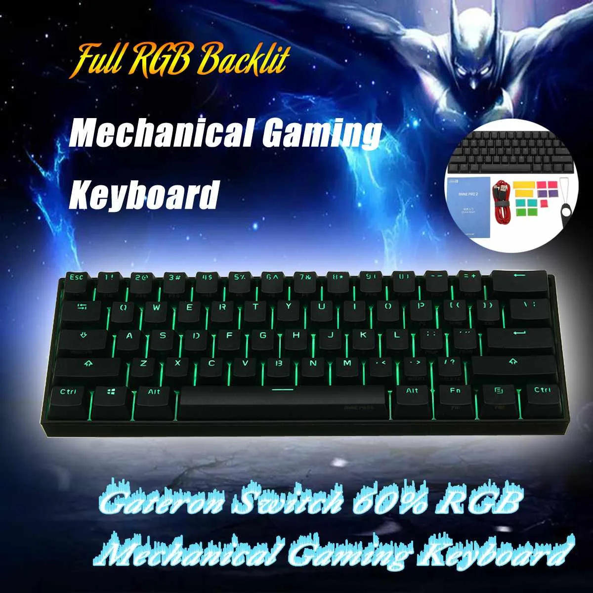Gateron Switch ANNE PRO bluetooth 4.0 Type-C RGB Mechanical Gaming Keyboard Computer Peripherals
Gateron Switch ANNE PRO bluetooth 4.0 Type-C RGB Mechanical Gaming Keyboard Computer Peripherals