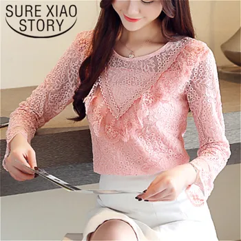 blusas mujer de moda 2018 lace blouse tops Lace Full Office Lady Solid Casual women shirts blouse 2018 women 1386 45 
blusas mujer de moda 2018 lace blouse tops Lace Full Office Lady Solid Casual women shirts blouse 2018 women 1386 45