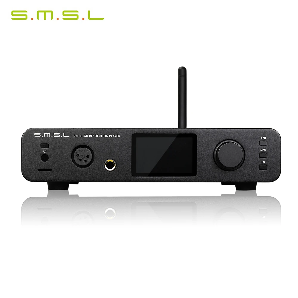 S.M.S.L DP3 Hi-Res Digital Audio Player DAC Built-in Headphone Amplifier PCM 32bit/384kHz DSD 256 with Remote Control
S.M.S.L DP3 Hi-Res Digital Audio Player DAC Built-in Headphone Amplifier PCM 32bit/384kHz DSD 256 with Remote Control