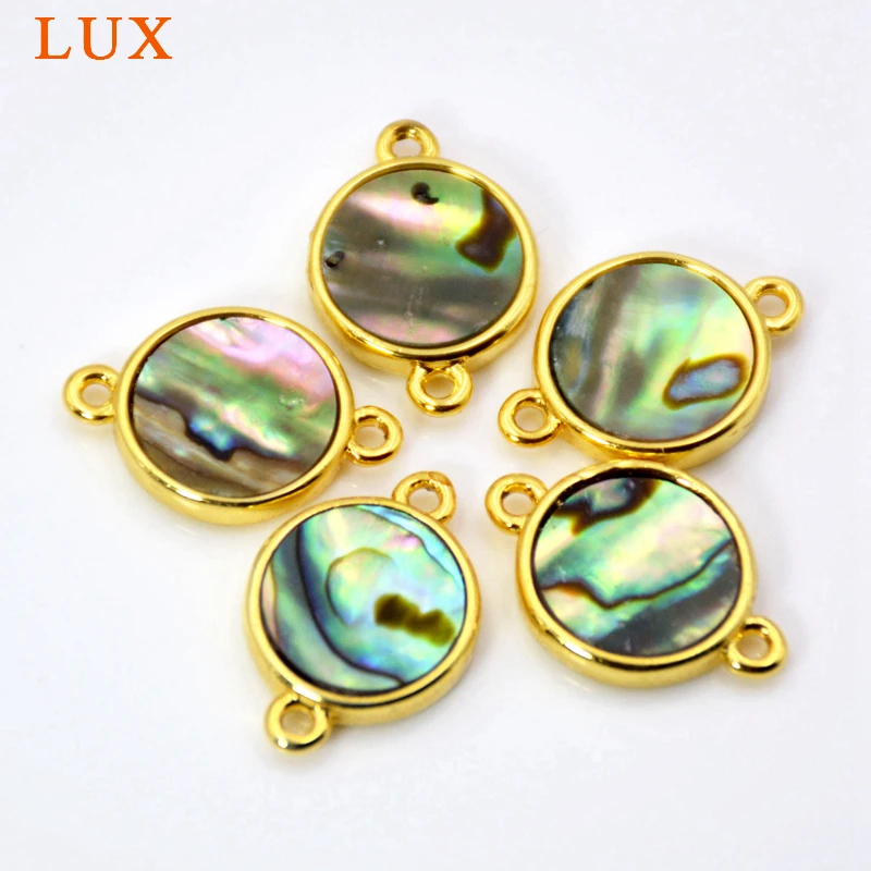 Abalone shell connector really gold-plating 10mm round natural shell charm hot sell and popular jewelry cheap accessory LL856
Abalone shell connector really gold-plating 10mm round natural shell charm hot sell and popular jewelry cheap accessory LL856