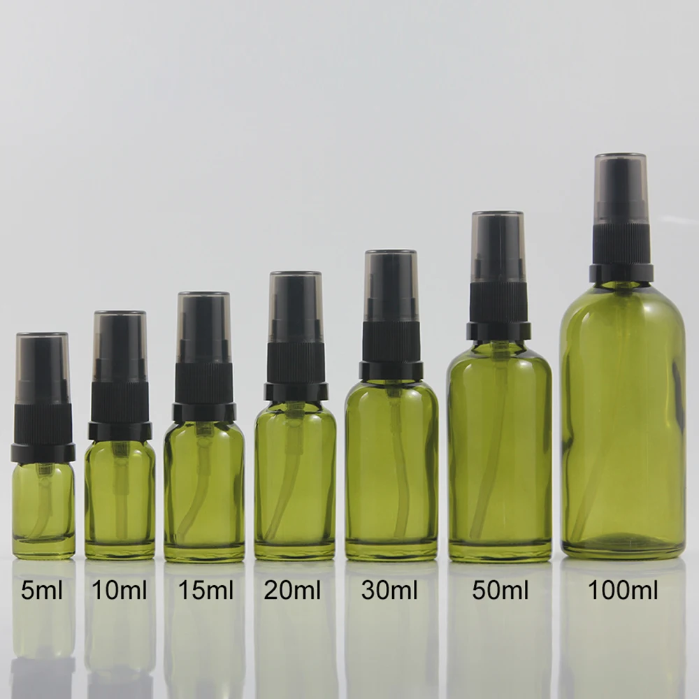 High grade round olive green cosmetic lotion bottle 10ml travel tool serum glass pump bottle
High grade round olive green cosmetic lotion bottle 10ml travel tool serum glass pump bottle