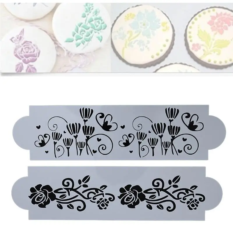 2X Rose Flower Lace Cake Baking Tools Side Cupcake Stencil Sugar Craft Laser Cutting Technique Decoration Suppliers Accessories
2X Rose Flower Lace Cake Baking Tools Side Cupcake Stencil Sugar Craft Laser Cutting Technique Decoration Suppliers Accessories