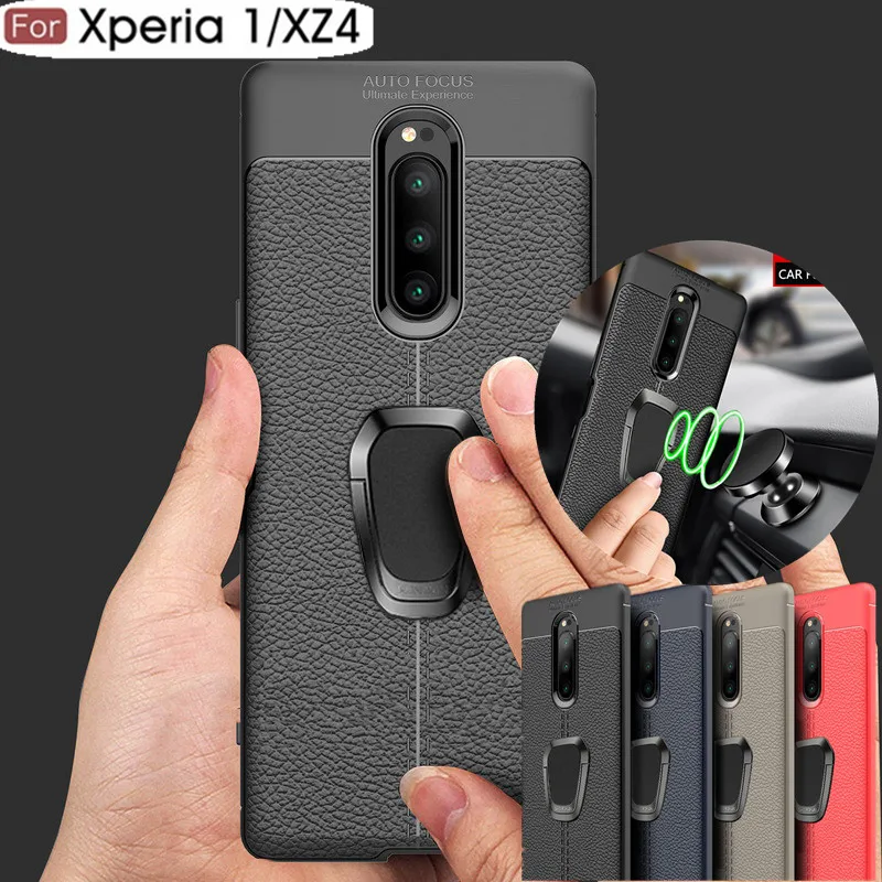 Case For Sony Xperia XZ4 Compact XZ3 XZ2 Premium Magnetic Metal Ring Car Holder Soft Cover For Sony Xperia XA3 Ultra XA2 Plus
Case For Sony Xperia XZ4 Compact XZ3 XZ2 Premium Magnetic Metal Ring Car Holder Soft Cover For Sony Xperia XA3 Ultra XA2 Plus
