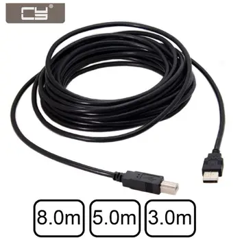 CYDZ 8m 5m 3m USB Standard-B Type to USB 2.0 Male Data Cable for Hard Disk & Scanner & Printer with Dual Shield Braid Black
CYDZ 8m 5m 3m USB Standard-B Type to USB 2.0 Male Data Cable for Hard Disk & Scanner & Printer with Dual Shield Braid Black