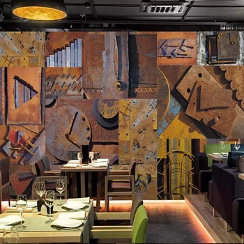 Custom 3D Mural Wallpaper European Style Retro Nostalgic Rusty Metal KTV Bar Cafe Mural Background Wall Photo Papel De Parede 3D
Custom 3D Mural Wallpaper European Style Retro Nostalgic Rusty Metal KTV Bar Cafe Mural Background Wall Photo Papel De Parede 3D