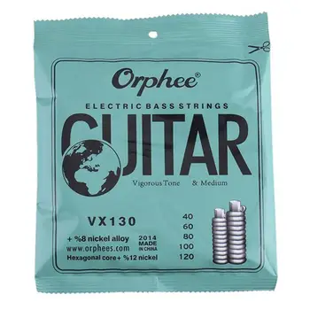 Orphee VX120/130/140 4/5/6 Bass Strings Electric Bass Strings Hexagonal Carbon Steel Nickel Alloy Wire Guitar Bass Accessories
Orphee VX120/130/140 4/5/6 Bass Strings Electric Bass Strings Hexagonal Carbon Steel Nickel Alloy Wire Guitar Bass Accessories