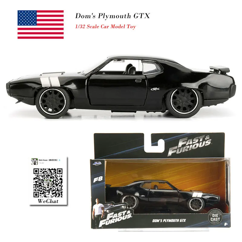 6pcs/lot Wholesale JADA 1/32 Scale Car Model Toys FAST&FURIOUS Dom's Plymouth GTX Diecast Metal Car Model Toy
6pcs/lot Wholesale JADA 1/32 Scale Car Model Toys FAST&FURIOUS Dom's Plymouth GTX Diecast Metal Car Model Toy