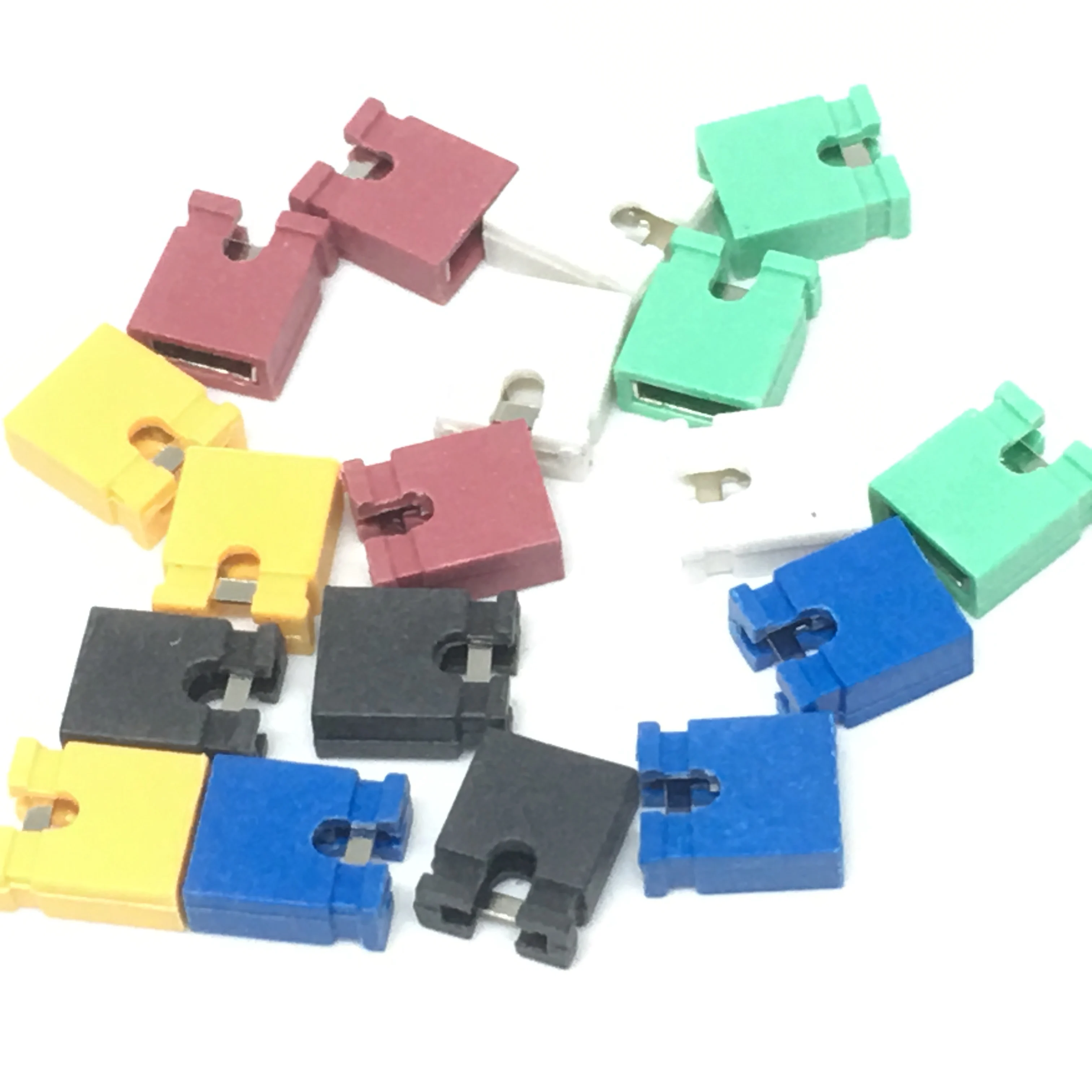 Colorful Pin Header Standard Computer Jumper Blocks Connector 2.54 mm 3 1/2 Hard Disk Drive Motherboard Expansion Card
Colorful Pin Header Standard Computer Jumper Blocks Connector 2.54 mm 3 1/2 Hard Disk Drive Motherboard Expansion Card