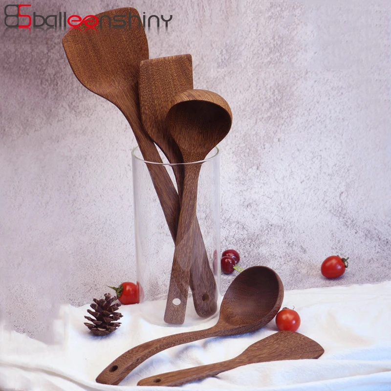 BalleenShiny Pan Utensil Spatula WENGE Wooden Turners Domestic Cooking No Wax Soup Spoon Kitchen Steak Spatula Tools
BalleenShiny Pan Utensil Spatula WENGE Wooden Turners Domestic Cooking No Wax Soup Spoon Kitchen Steak Spatula Tools