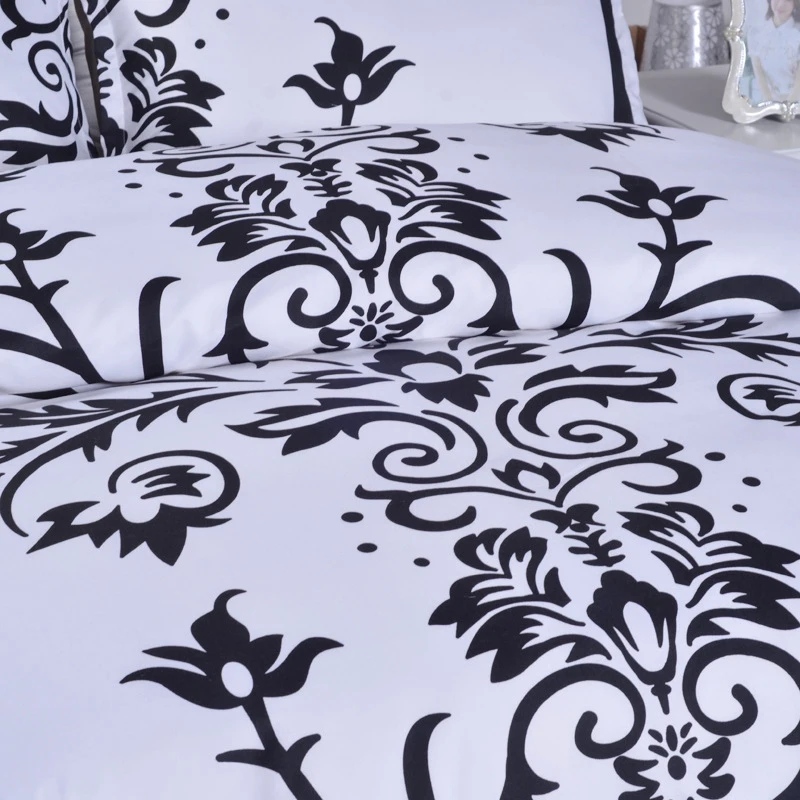 j 3 Pcs Floral Print Bedding Set Pillowcase Duvet Cover Set Queen Size Home Textile 45
j 3 Pcs Floral Print Bedding Set Pillowcase Duvet Cover Set Queen Size Home Textile 45