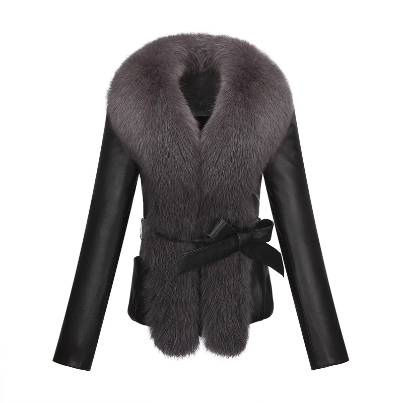 Winter Jacket Women Clothing Imitation Fox Fur Collar Fur Coat 2019 Newest Imitation Sheep Leather Clothing Women Coats
Winter Jacket Women Clothing Imitation Fox Fur Collar Fur Coat 2019 Newest Imitation Sheep Leather Clothing Women Coats