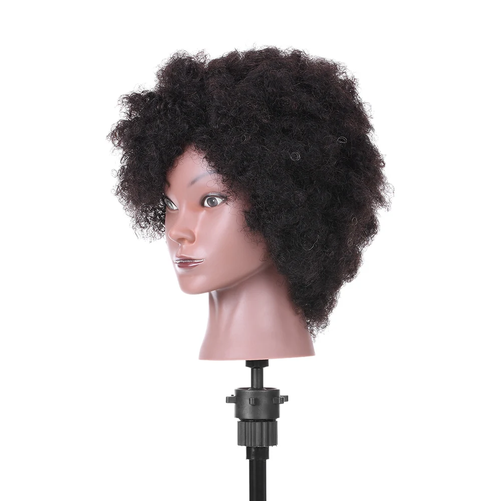 Afro Mannequin Head Hairdressing Training Head for Practice Styling Braiding African Dummy Head with 100% Human Hair Black
Afro Mannequin Head Hairdressing Training Head for Practice Styling Braiding African Dummy Head with 100% Human Hair Black