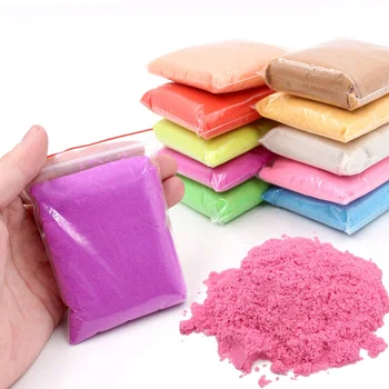 100g/bag DIY Magic Sand Toy Colored Clay Educational Toys Soft Slime Space Sand Supplies Play Sand Antistress Kids Toys
100g/bag DIY Magic Sand Toy Colored Clay Educational Toys Soft Slime Space Sand Supplies Play Sand Antistress Kids Toys