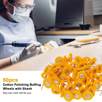 50pcs Dental Cotton Polishing Buffing Wheels Brushes with Shank T-shaped Wheel for Rotary Tool Polisher Prophy Brushe
50pcs Dental Cotton Polishing Buffing Wheels Brushes with Shank T-shaped Wheel for Rotary Tool Polisher Prophy Brushe