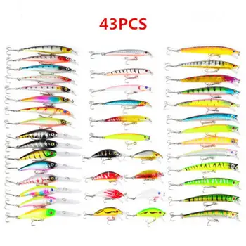 Weimostar 43PCS Minnow Fishing Lure Laser Hard Artificial Bait 3D Eyes Plastic Soft Bait Fishing Wobblers Crankbait Fishing Bait
Weimostar 43PCS Minnow Fishing Lure Laser Hard Artificial Bait 3D Eyes Plastic Soft Bait Fishing Wobblers Crankbait Fishing Bait