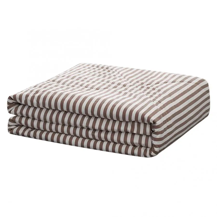 quilt Washable Brown Stripe Summer Air Conditioning Comfoter Quilt Blanket quilts for double bed New
quilt Washable Brown Stripe Summer Air Conditioning Comfoter Quilt Blanket quilts for double bed New
