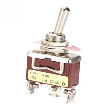 5Pcs/Lot ON-ON 2 Position SPDT Toggle Switch 12mm 3 Screw Terminal 15A 250V 3-Pin ON-ON Toggle Switch
5Pcs/Lot ON-ON 2 Position SPDT Toggle Switch 12mm 3 Screw Terminal 15A 250V 3-Pin ON-ON Toggle Switch