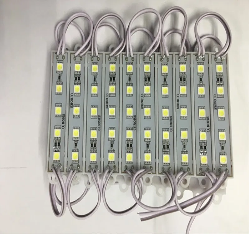 1000pcs/lot SMD 5050 5Leds LED Module Light Waterproof IP65 DC 12V Cabinet Lamp
1000pcs/lot SMD 5050 5Leds LED Module Light Waterproof IP65 DC 12V Cabinet Lamp