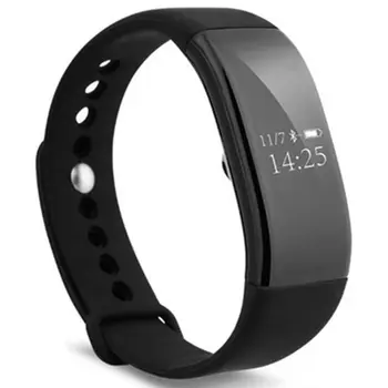 

V66 Heart Rate Smart Bracelet Bluetooth 4.0 Pedometer Calorie Sleep Monitor Call/SMS Reminder Sedentary Reminder for Android I