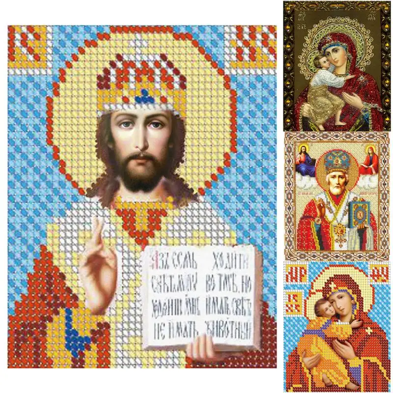 Religious Figures 5D Diamond DIY Painting Diamond Embroidery Painting Cross Stitch Craft Needlework Home Decorative Wall Sticker
Religious Figures 5D Diamond DIY Painting Diamond Embroidery Painting Cross Stitch Craft Needlework Home Decorative Wall Sticker