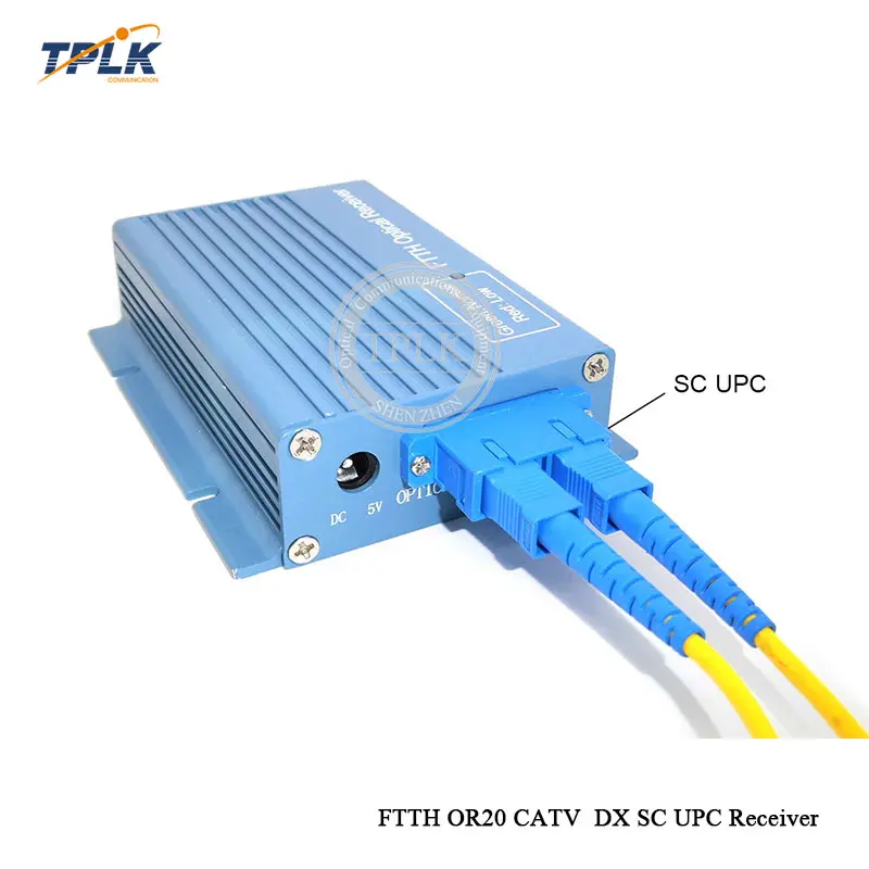 Hot sale 1pcs FTTH OR20 CATV DX SC UPC Receiver with 2 output port WDM Fiber Receiver High quality OR20 CATV Fiber Optical
Hot sale 1pcs FTTH OR20 CATV DX SC UPC Receiver with 2 output port WDM Fiber Receiver High quality OR20 CATV Fiber Optical
