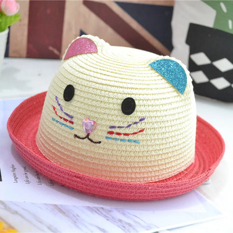 MOLIXINYU Fashion Girl Boy Straw Hat Summer Baby Sun Hat Cute Child Solid Floppy Cat Ears Decorative Cap Kid Cap
MOLIXINYU Fashion Girl Boy Straw Hat Summer Baby Sun Hat Cute Child Solid Floppy Cat Ears Decorative Cap Kid Cap