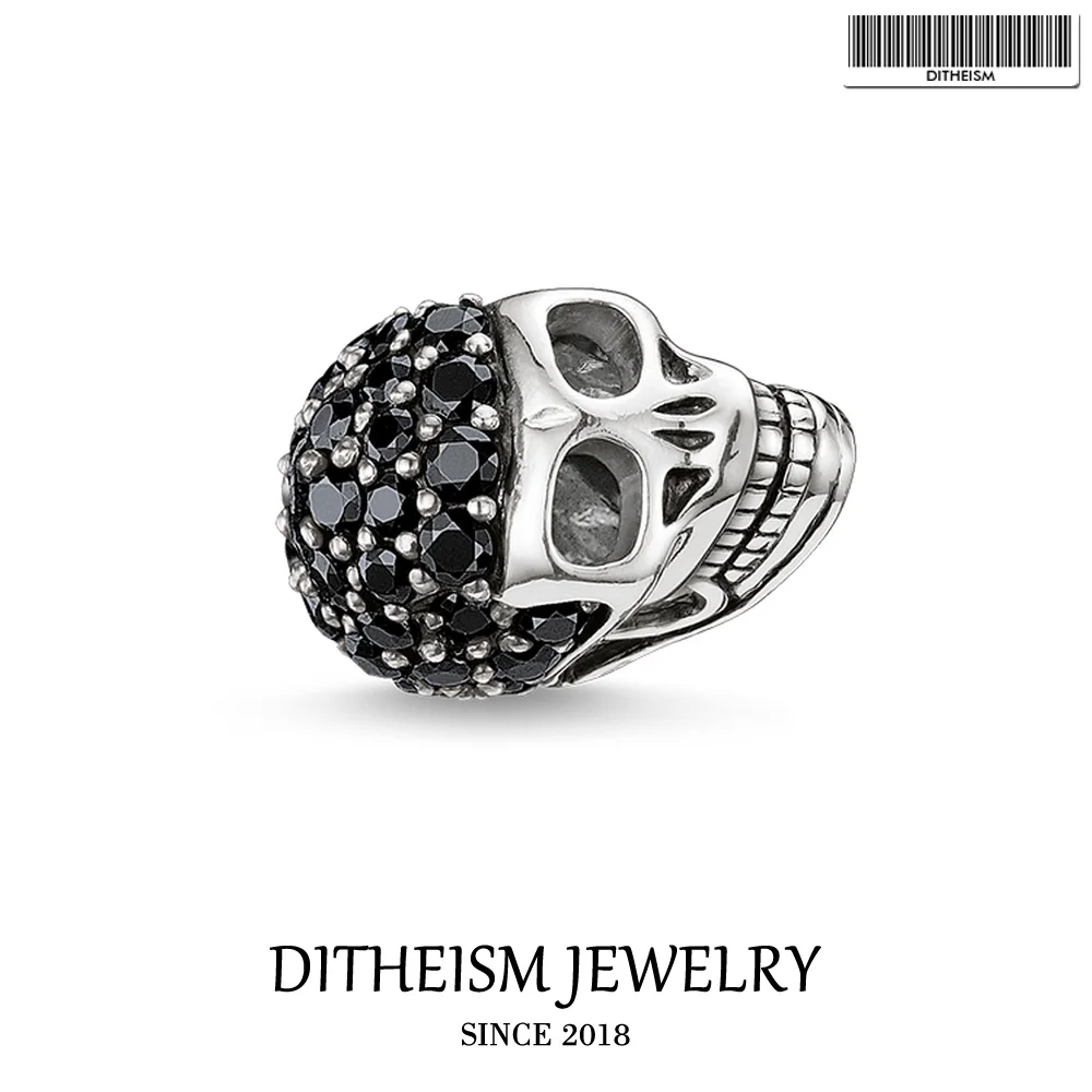 DIY Beads Skull Black CZ 5mm Hole,2018 Fashion Silver Jewelry Punk Gift For Women Men Boy Girl Fit Bracelets Necklace
DIY Beads Skull Black CZ 5mm Hole,2018 Fashion Silver Jewelry Punk Gift For Women Men Boy Girl Fit Bracelets Necklace